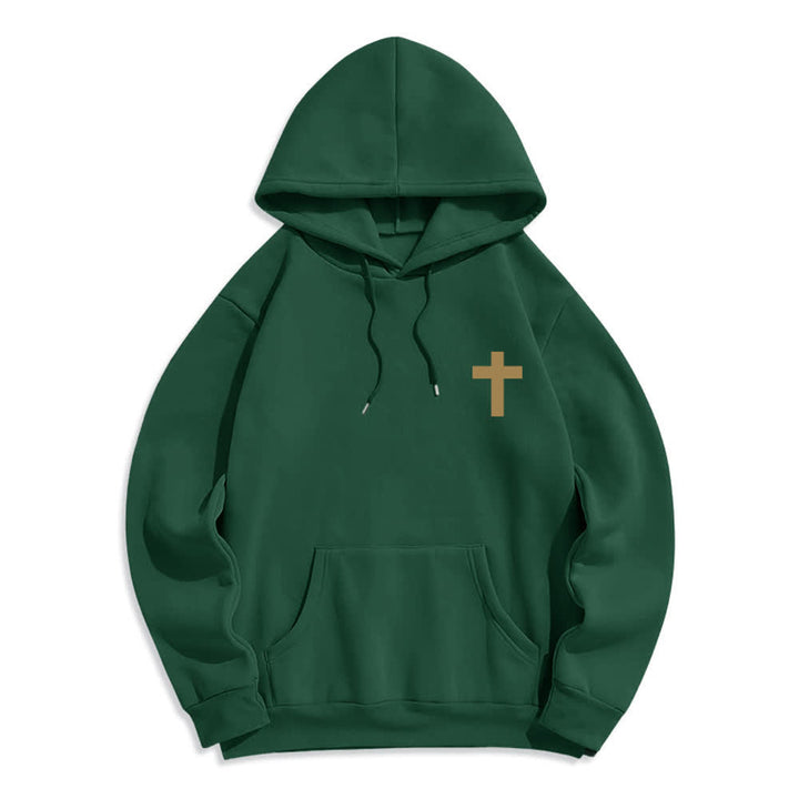 Christianartworkshop The Risen King Grace Alone Light Gray Pullover Hoodie - image 20