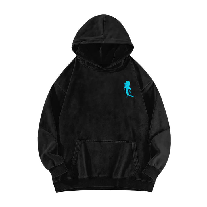 Christianartworkshop Deep Waters Isaiah 43:2 Whale Shark Washed Hoodie - image 5