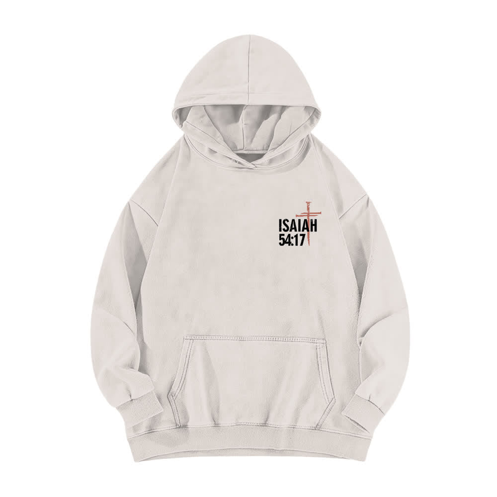 Christianartworkshop No Weapon Formed Against Me Washed Hoodie - image 5