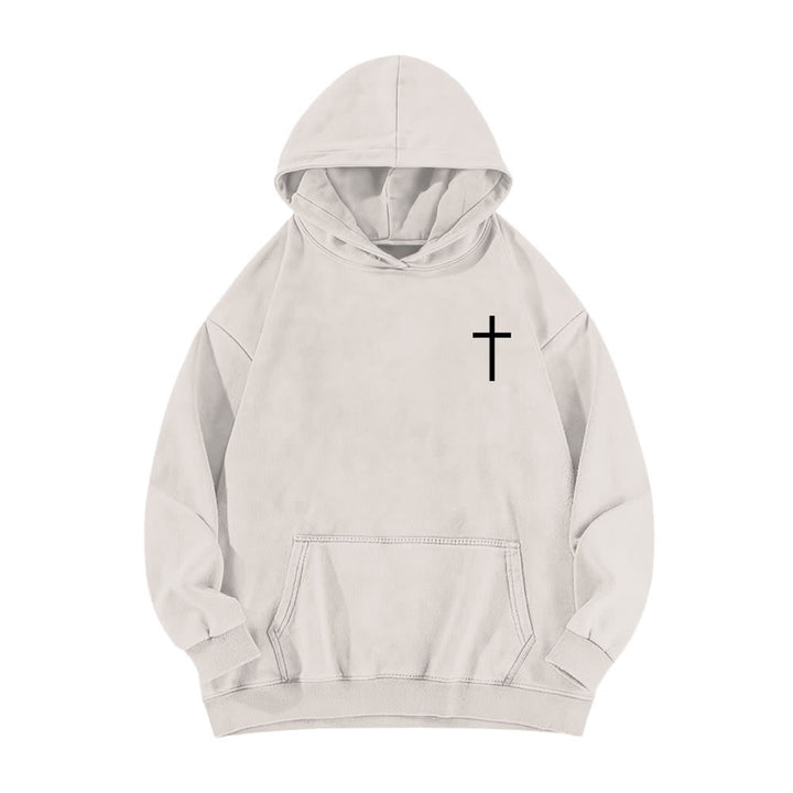 Christianartworkshop Jesus Is King Crown Of Thorns Washed Hoodie - image 2