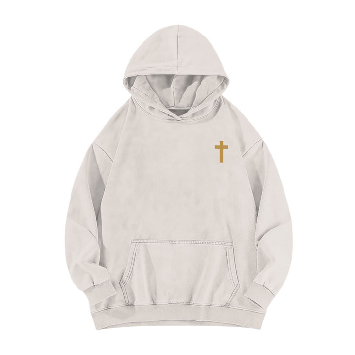 Christianartworkshop I Can Do All Things Cross Chest Washed Hoodie - image 5