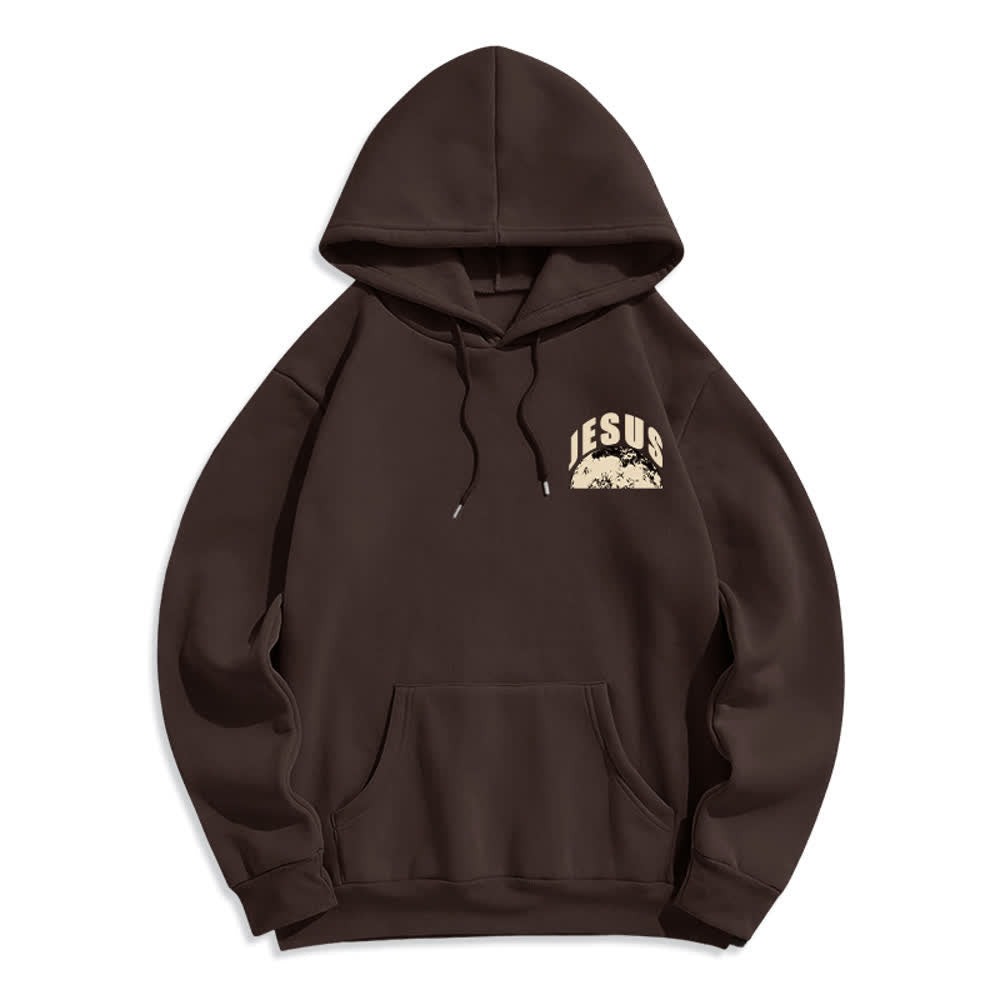 Christianartworkshop Tell The World About Jesus Fleece Lined Pullover Hoodie - image 2