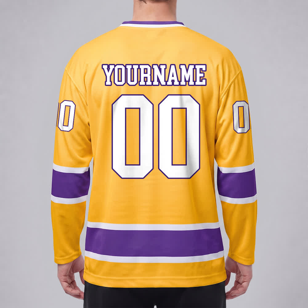 Christianartworkshop Team Jesus Faith Motif Name & Number Customized Hockey Jersey - image 19