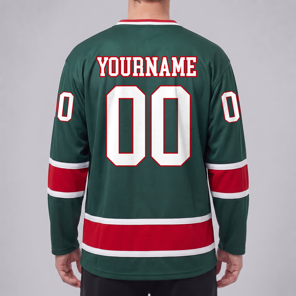 Christianartworkshop Team Jesus Faith Motif Name & Number Customized Hockey Jersey - image 24