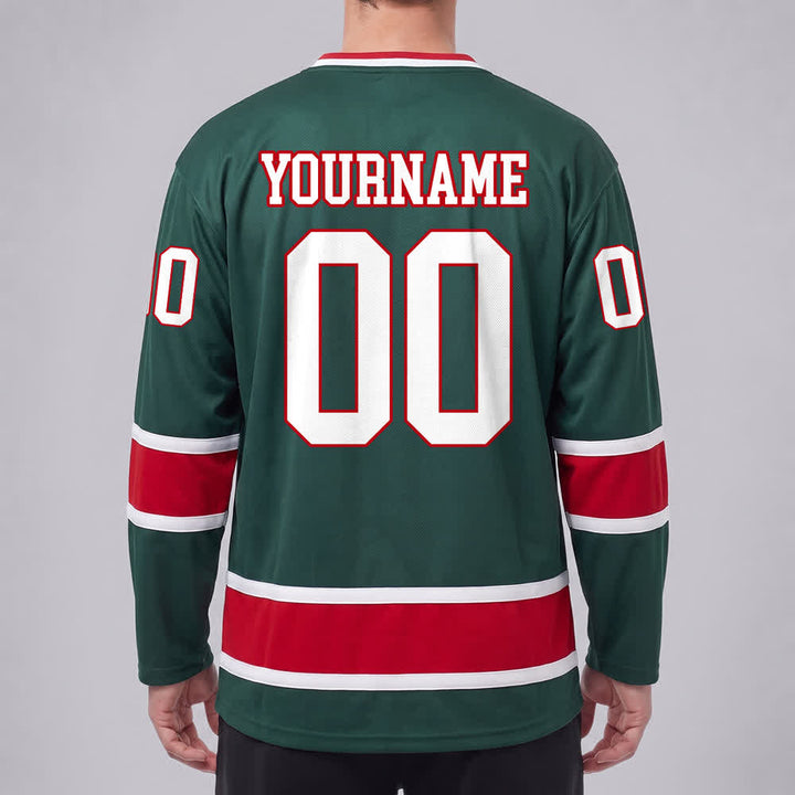 Christianartworkshop Team Jesus Faith Motif Name & Number Customized Hockey Jersey - image 24