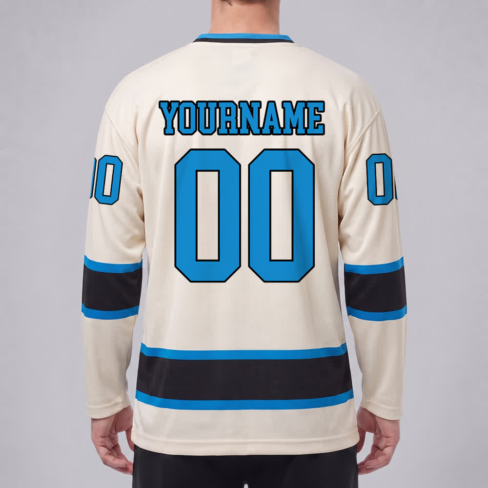 Christianartworkshop Team Jesus Faith Motif Name & Number Customized Hockey Jersey - image 29