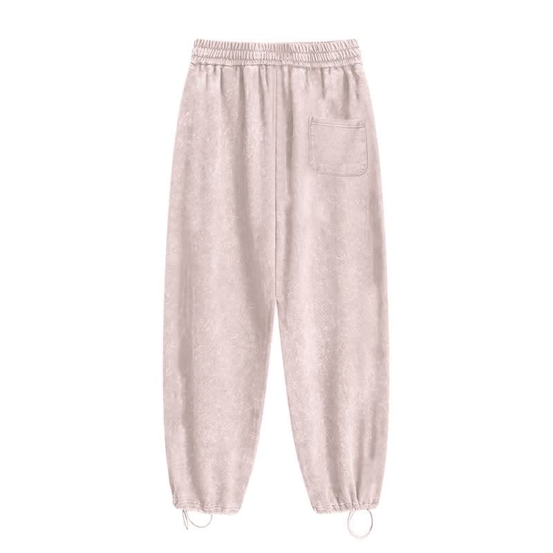 Christianartworkshop God Has My Back Jesus Portrait Washed Sweatpants - image 11