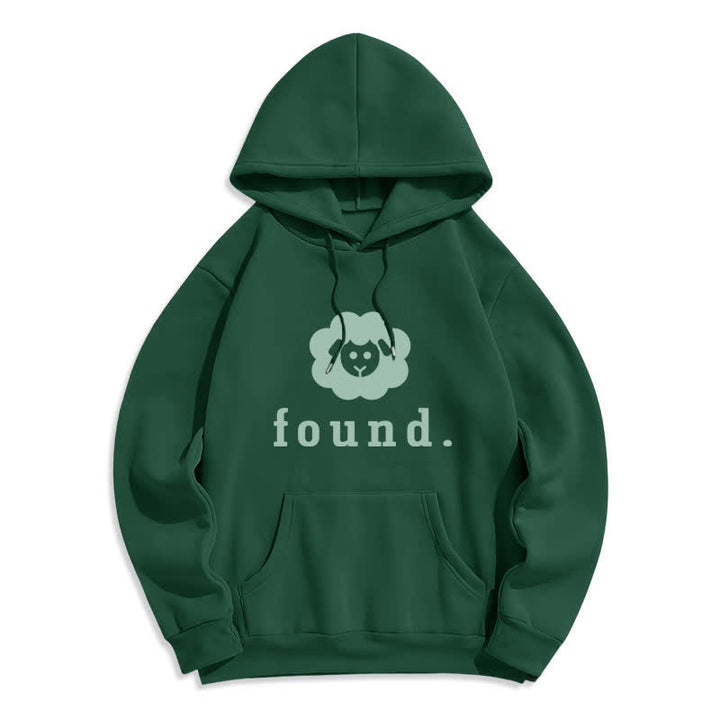 Christianartworkshop Found Cloud Graphic Dark Green Relaxed Fleece Hoodie - Green - 2XL - image 0