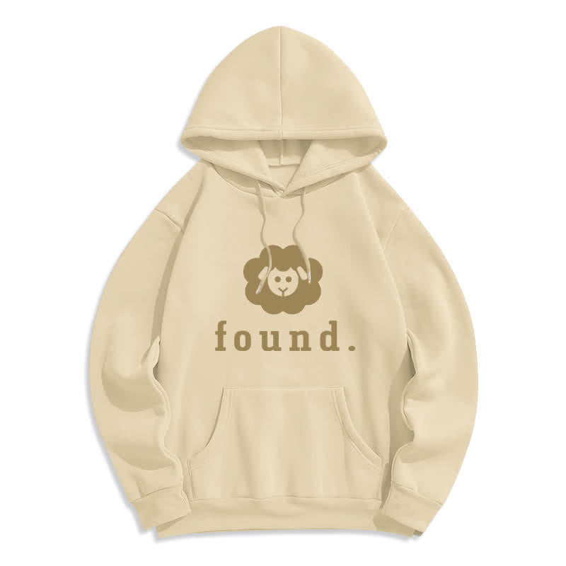Christianartworkshop Found Cloud Graphic Dark Green Relaxed Fleece Hoodie - Beige - 2XL - image 7