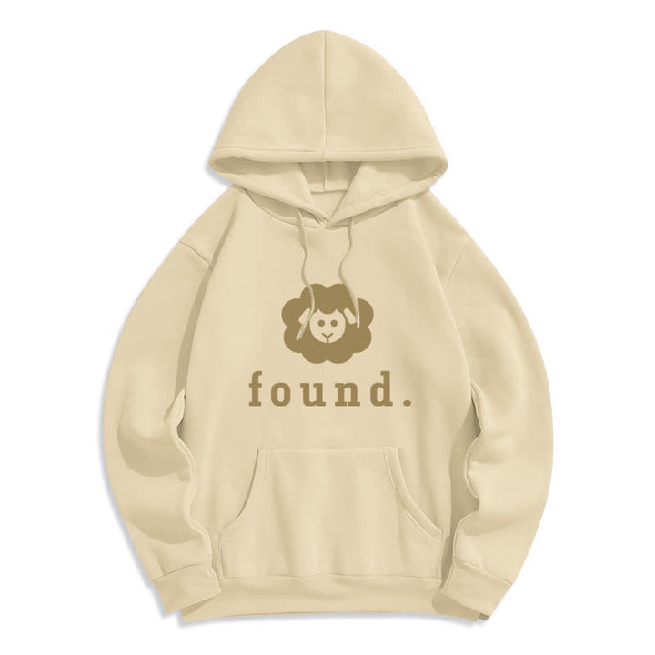 Christianartworkshop Found Cloud Graphic Dark Green Relaxed Fleece Hoodie - Beige - 2XL - image 7