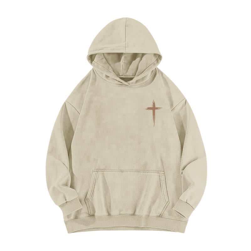 Christianartworkshop The Lord Is My Strength Washed Hoodie - image 8