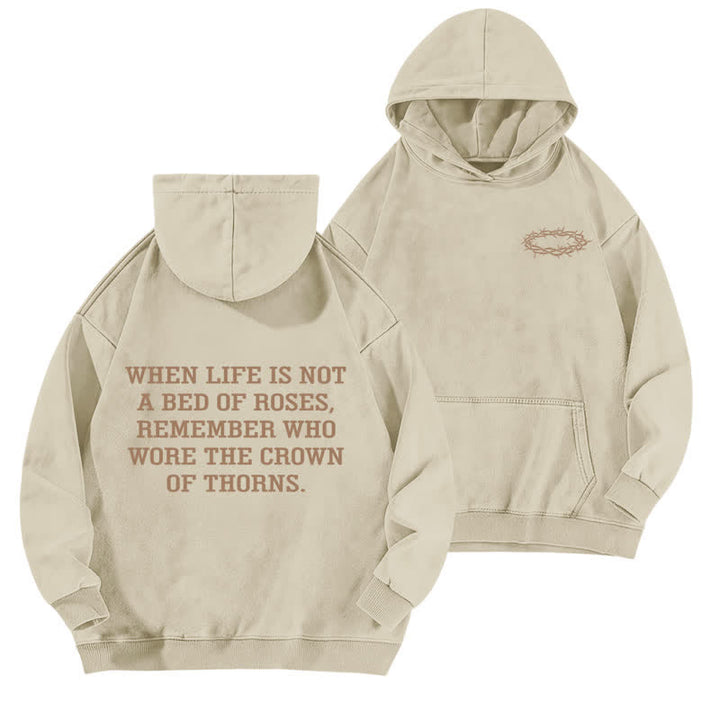 Christianartworkshop Child Of God Psalm 23 Washed Fleece Hoodie - Apricot - 5XL - image 6