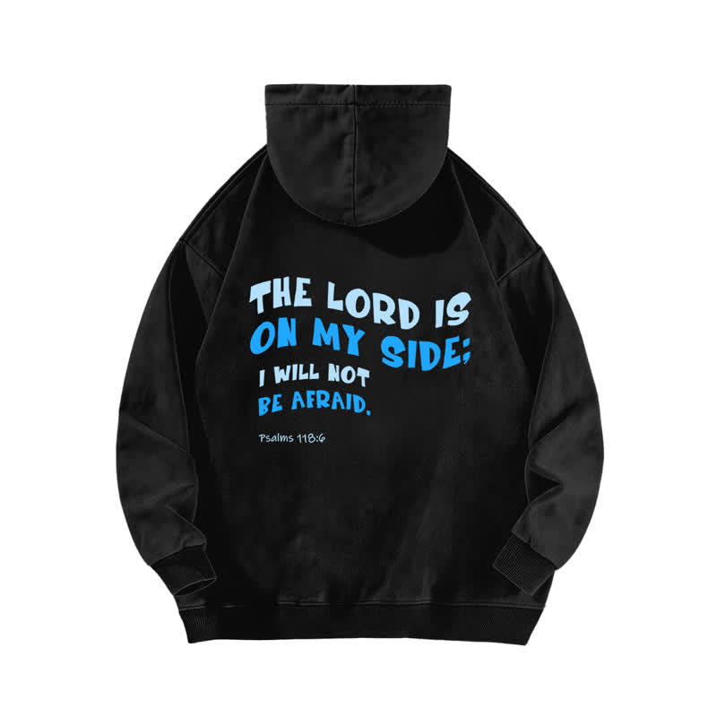 Christianartworkshop The Lord Is On My Side Washed Hoodie - image 4