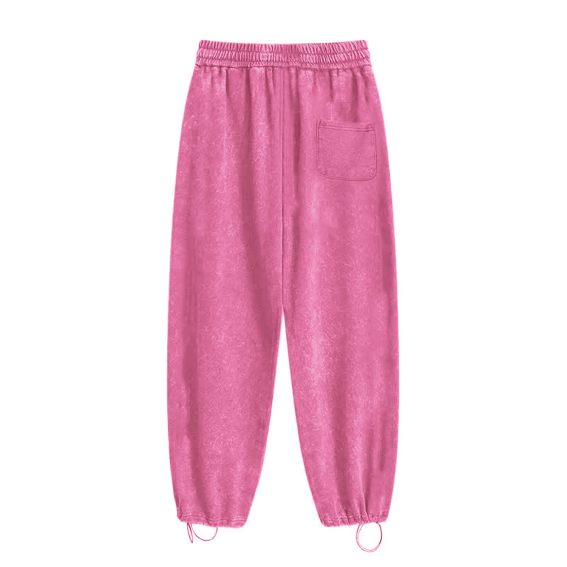 Christianartworkshop Walk By Faith Leopard Cross Washed Sweatpants - image 3