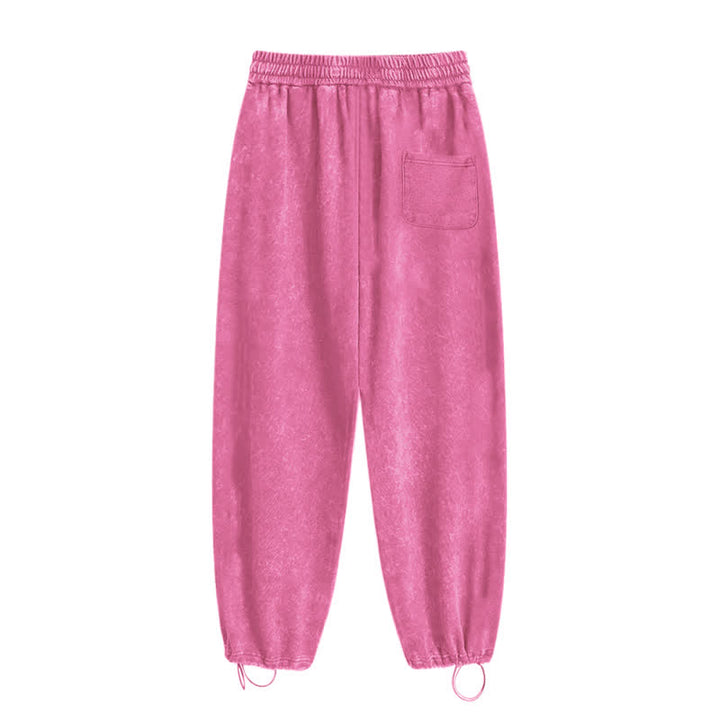 Christianartworkshop Walk By Faith Leopard Cross Washed Sweatpants - image 3