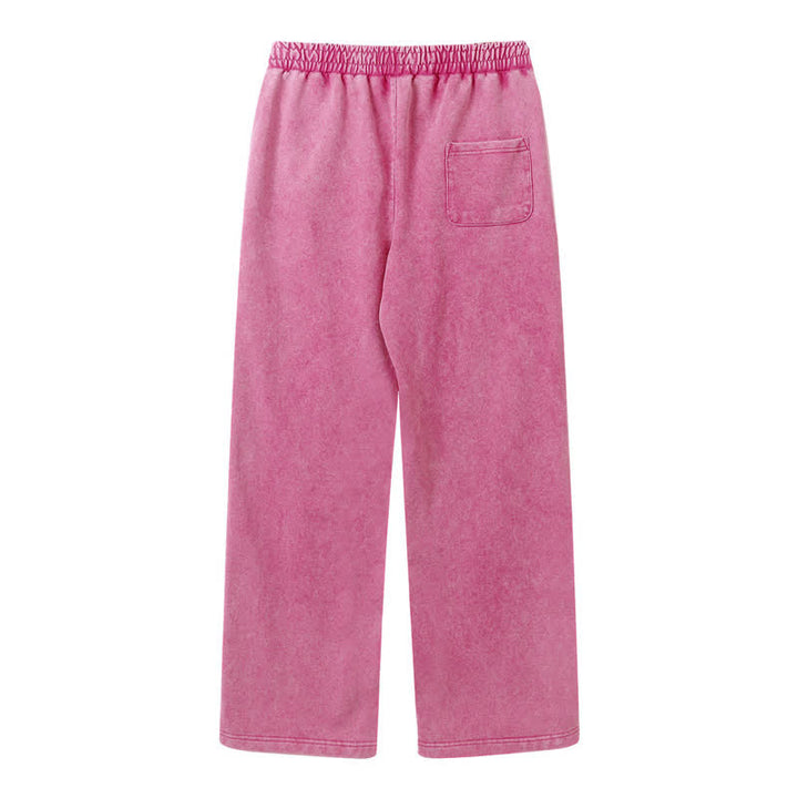 Christianartworkshop Walk By Faith Leopard Cross Washed Sweatpants - image 1