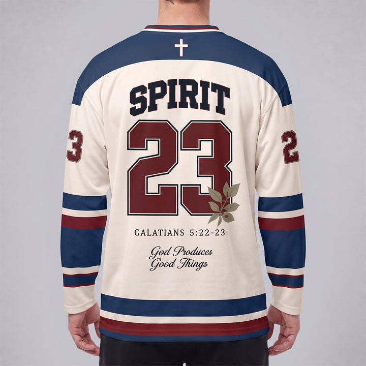 Christianartworkshop Fruit Of The Spirit Galatians 5 22 23 Hockey Jersey - image 2