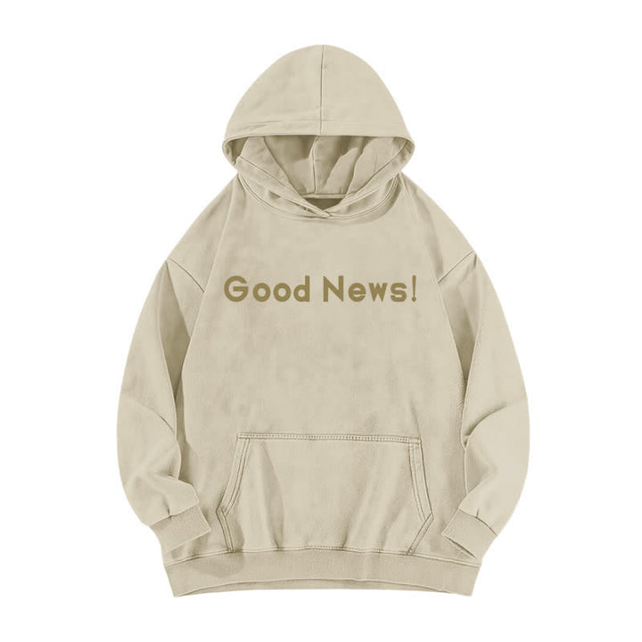 Christianartworkshop Good News Front And Verse Back Washed Hoodie - image 8