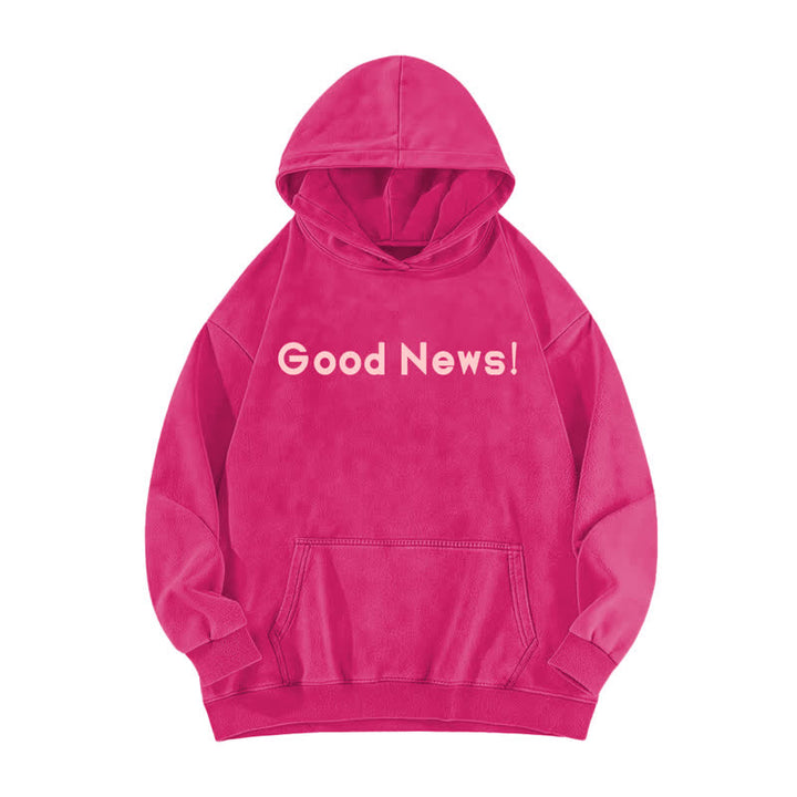 Christianartworkshop Good News Front And Verse Back Washed Hoodie - image 17