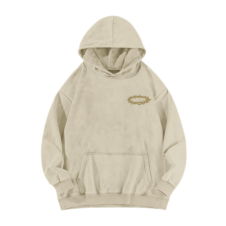 Christianartworkshop Jesus Christ Yesterday Today Forever Washed Hoodie - image 8