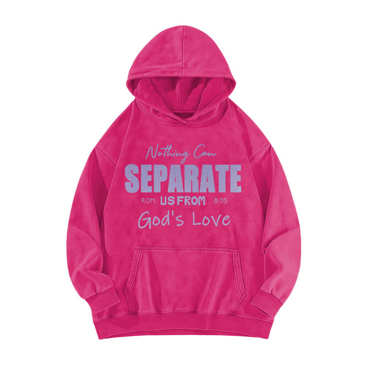 Christianartworkshop Nothing Can Separate Us From God's Love Washed Hoodie - Rose - 5XL - image 4