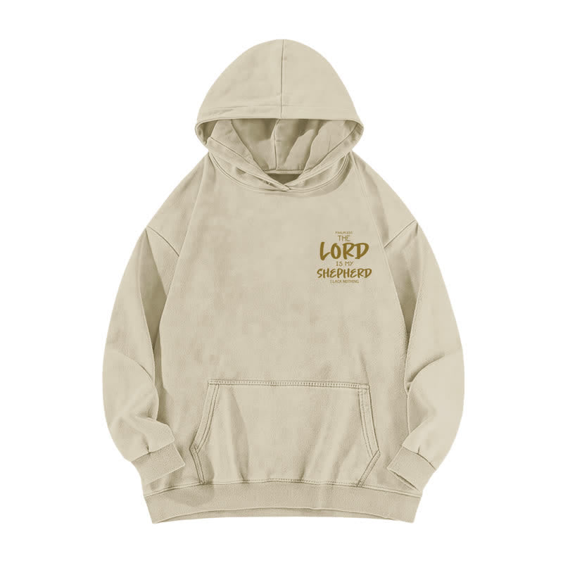 Christianartworkshop Psalm 23 Shepherd Fleece Washed Hoodie - image 8