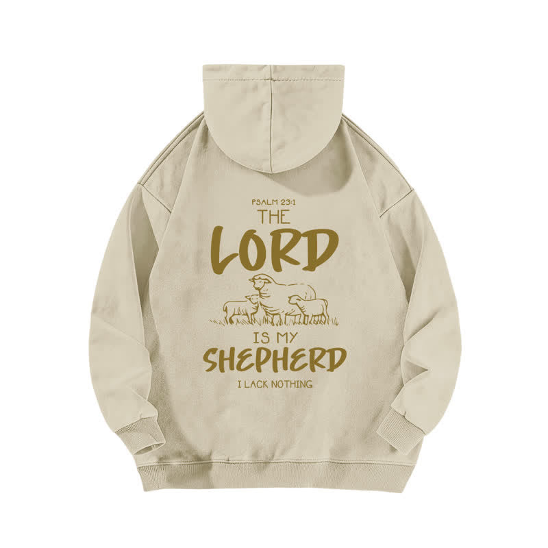 Christianartworkshop Psalm 23 Shepherd Fleece Washed Hoodie - image 7