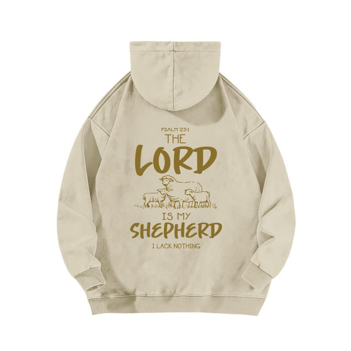 Christianartworkshop Psalm 23 Shepherd Fleece Washed Hoodie - image 7