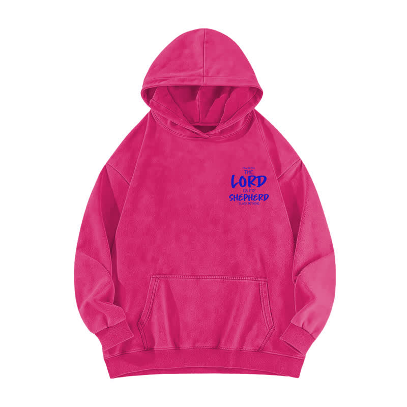 Christianartworkshop Psalm 23 Shepherd Fleece Washed Hoodie - image 17