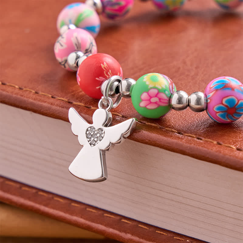 Christianartworkshop Floral Pattern Bracelet With Cross & Holy Spirit: Carrier Of Soft Divine Shelter - image 7