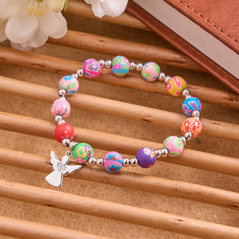 Christianartworkshop Floral Pattern Bracelet With Cross & Holy Spirit: Carrier Of Soft Divine Shelter - Holy Spirit - image 6