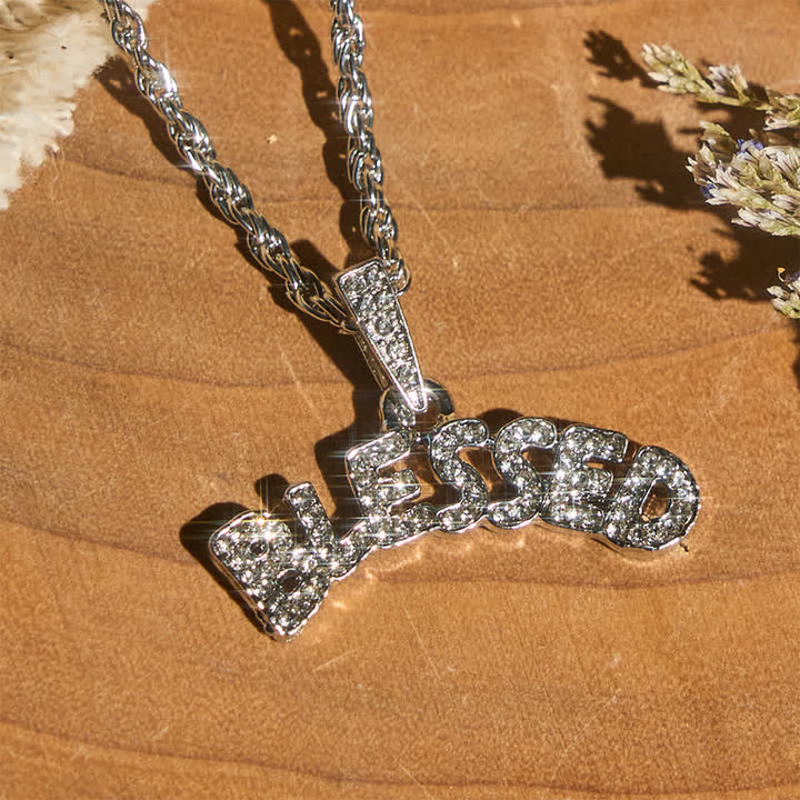 Christianartworkshop Shimmering Alloy Blessed Charm Necklace: Symbol of Gentle Heavenly Grace - Silver - image 6
