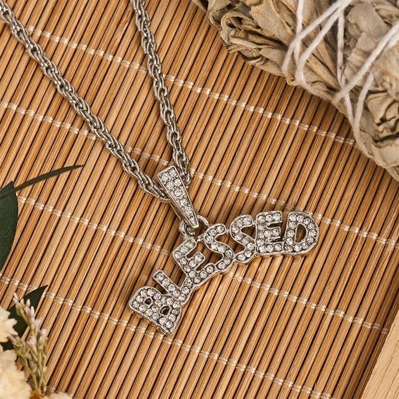 Christianartworkshop Shimmering Alloy Blessed Charm Necklace: Symbol of Gentle Heavenly Grace - image 5