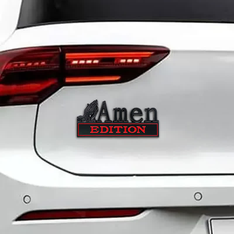 Christianartworkshop 3D Metal Car Sticker With Praying Hands & Cross: Badge of Unwavering Heavenly Care - image 27