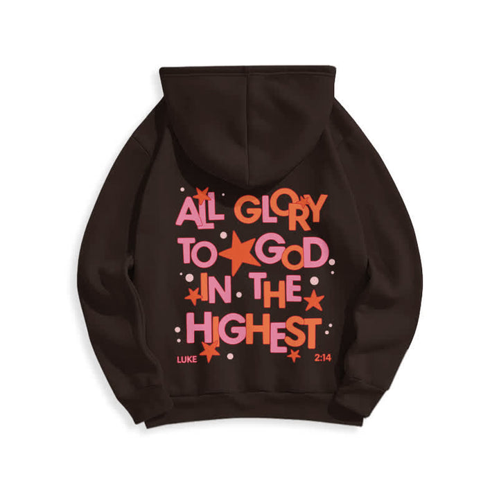 Christianartworkshop Hallelujah Crowned Stars Fleece Pullover Hoodie - image 13