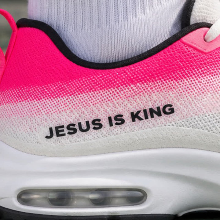 Christianartworkshop Bold Jesus Is King Plastic Shoe Decal: Emblem of Heavenly Royal Sovereignty - image 5