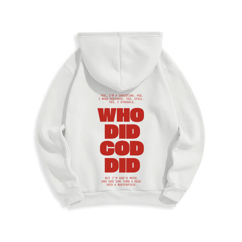 Christianartworkshop God Is In You Red Streetwear Pullover Hoodie - image 4