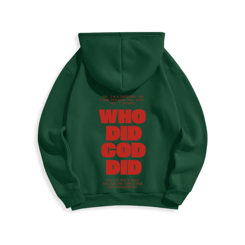 Christianartworkshop God Is In You Red Streetwear Pullover Hoodie - image 22