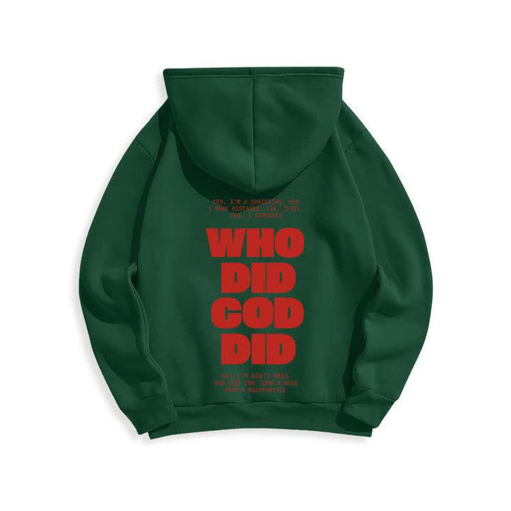Christianartworkshop God Is In You Red Streetwear Pullover Hoodie - image 22