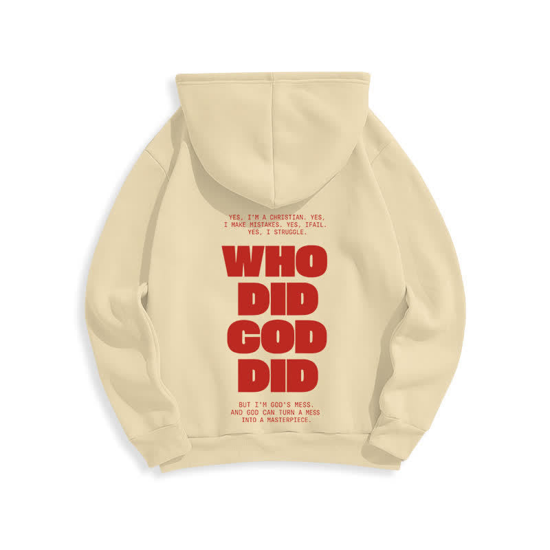Christianartworkshop God Is In You Red Streetwear Pullover Hoodie - image 19
