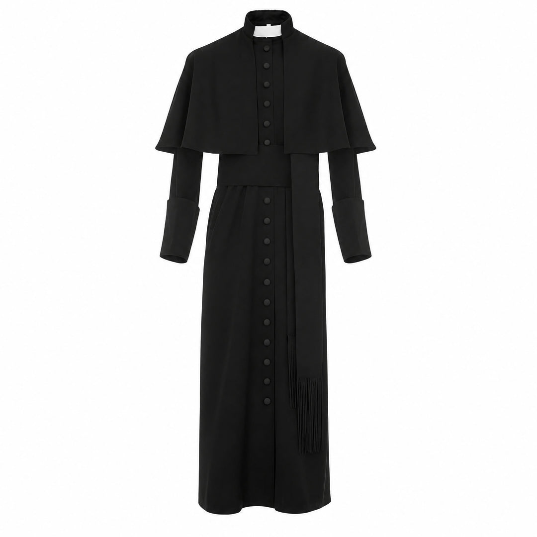 Christianartworkshop Multicolor Ceremonial Roman Soutane Cassock: Medieval Priest Aesthetics - image 2