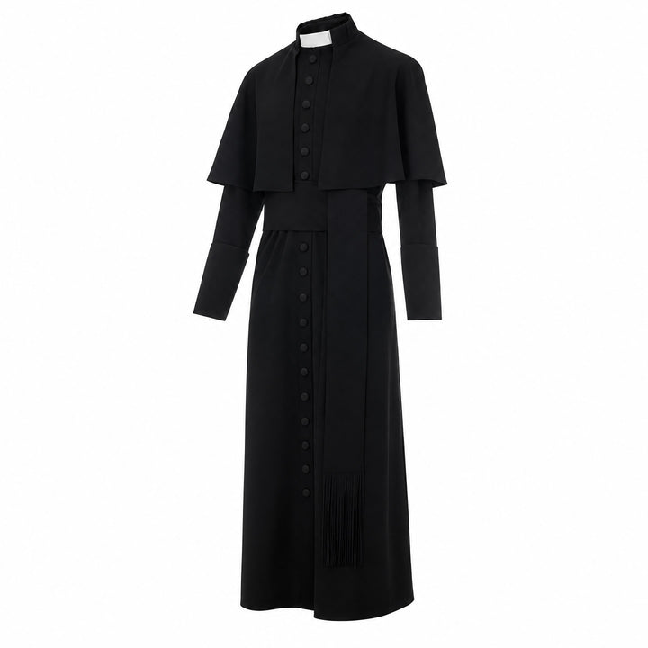 Christianartworkshop Multicolor Ceremonial Roman Soutane Cassock: Medieval Priest Aesthetics - image 8
