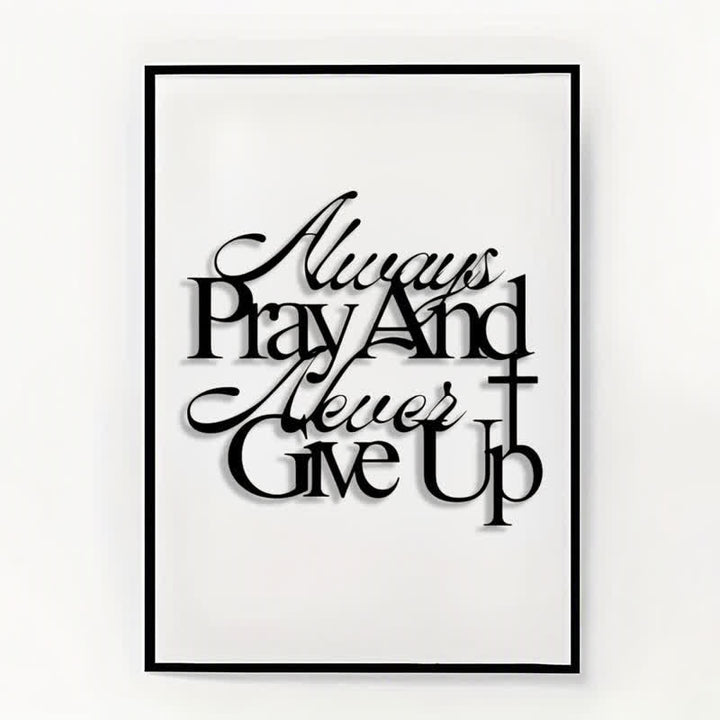 Christianartworkshop Faith Quote Metal Wall Art With Cross Accent: Sign of Gentle Divine Strength - image 7