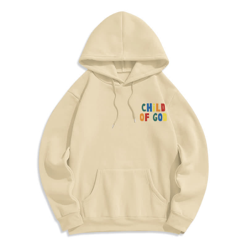 Christianartworkshop Child Of God Back Print Casual Fleece Hoodie - image 8