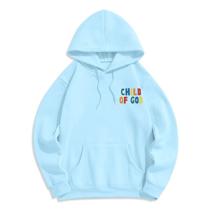 Christianartworkshop Child Of God Back Print Casual Fleece Hoodie - image 17