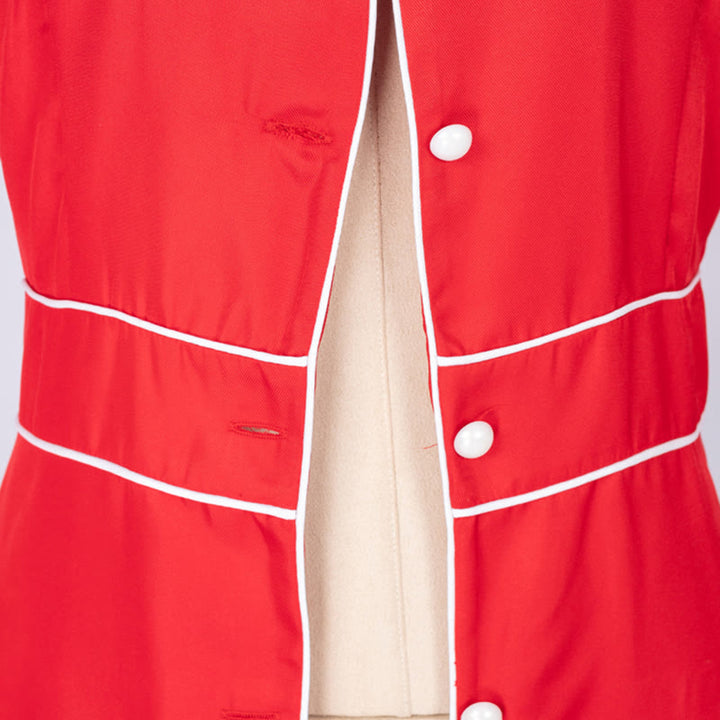 Christianartworkshop Multicolor Flared Sleeves Cassock with Cross Motifs & Ritual Aesthetic - image 6