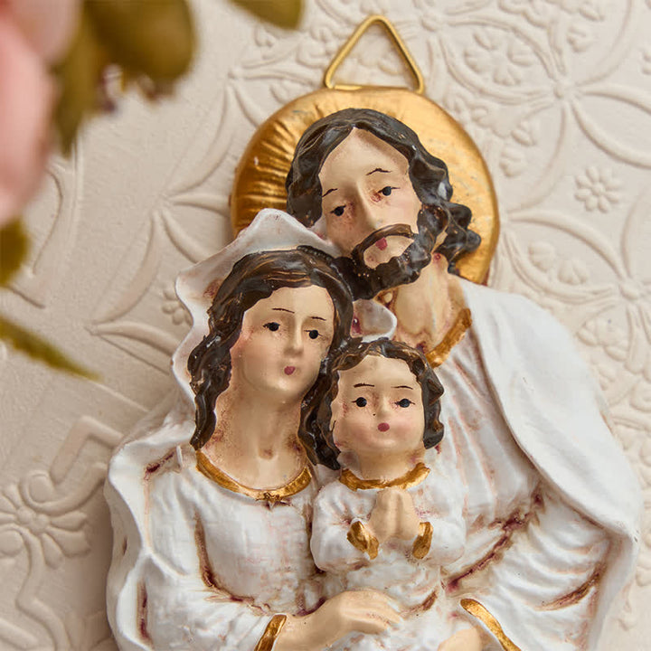 Christianartworkshop Sculpted Nativity Holy Water Font: Emblem of Tender Heavenly Shelter - image 3