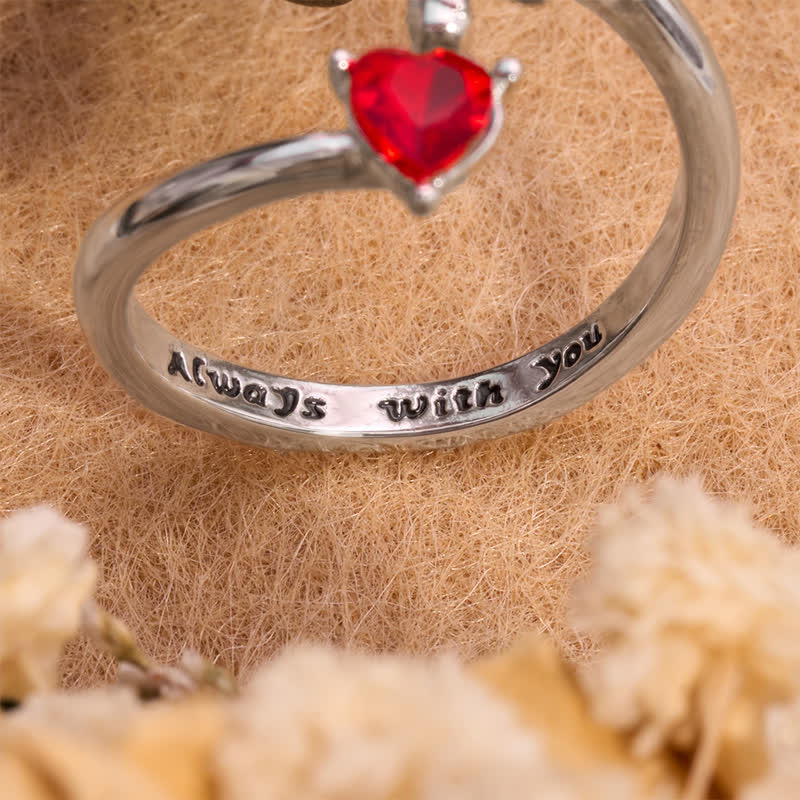 Christianartworkshop The Vitality of Jesus: Red Cardinal Adjustable Ring - image 1
