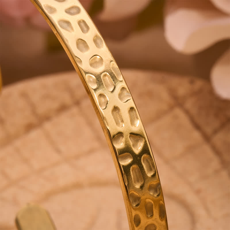 Christianartworkshop Hidden Scripture Stainless Cuff Bracelet: Secret Reminder of Divine Companionship - image 6