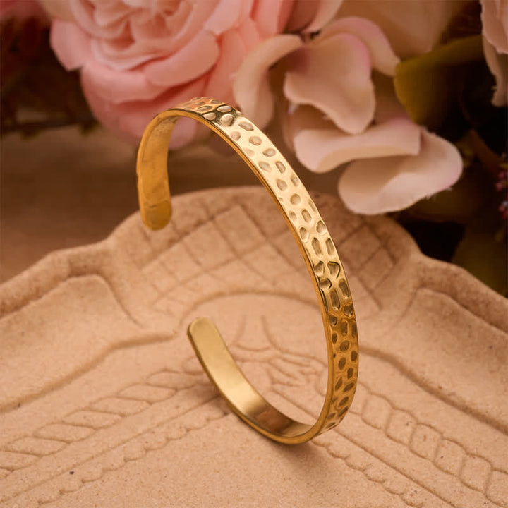 Christianartworkshop Hidden Scripture Stainless Cuff Bracelet: Secret Reminder of Divine Companionship - image 4